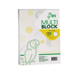 LORO - Block Rayado Loro A4 50 Hojas