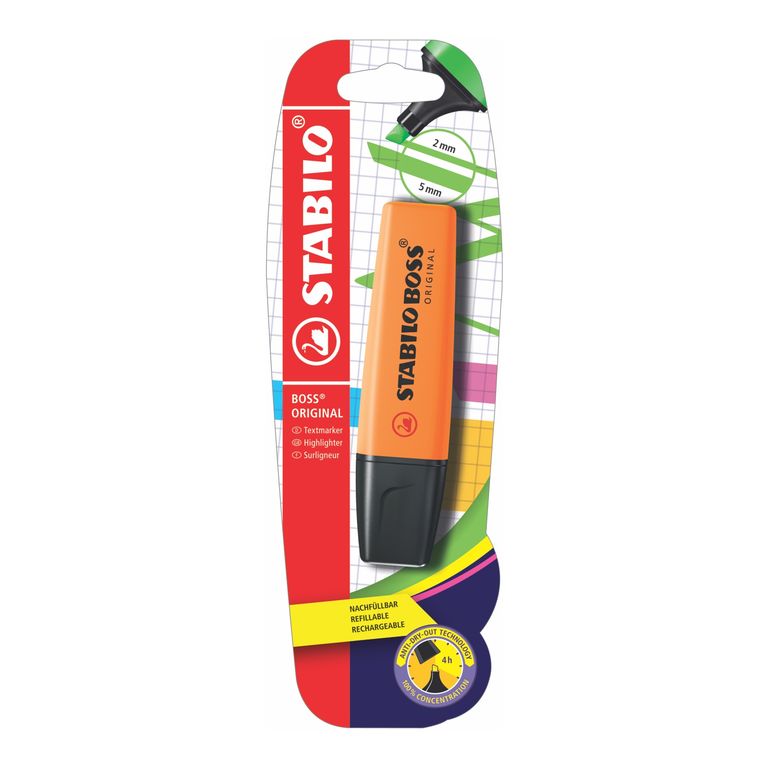 Resaltador Stabilo Boss Naranja