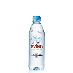 EVIAN - Agua Mineral Sin Gas Evian Botella 500 mL
