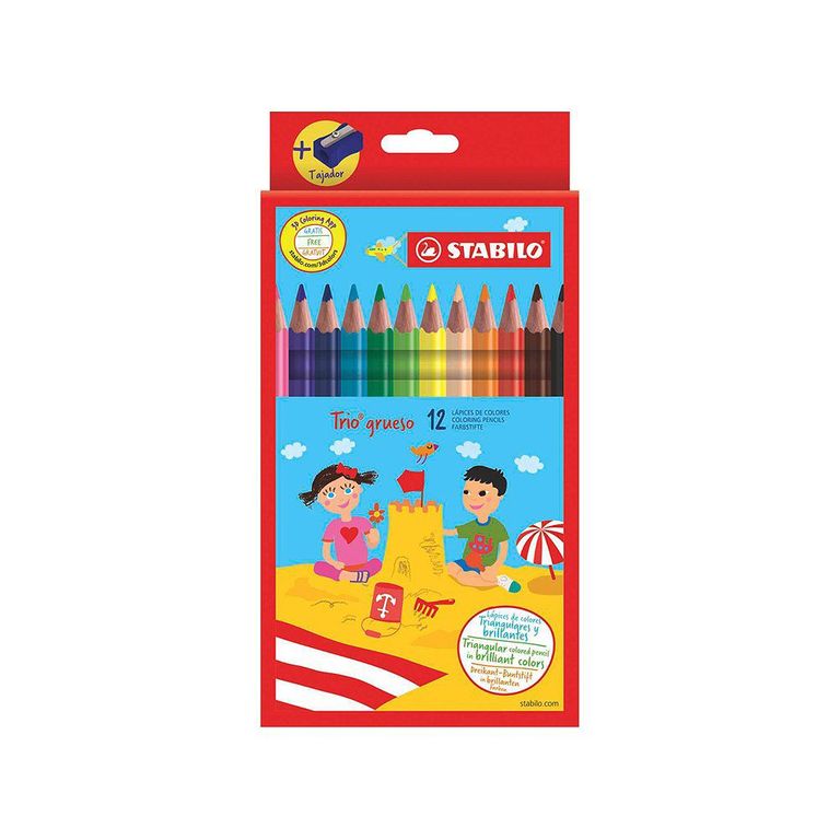Colores Stabilo Gruesos Empaque 12 Und