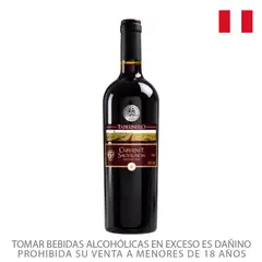 TABERNERO - Vino Tabernero Seco Cabernet Sauvignon Botella 750 mL