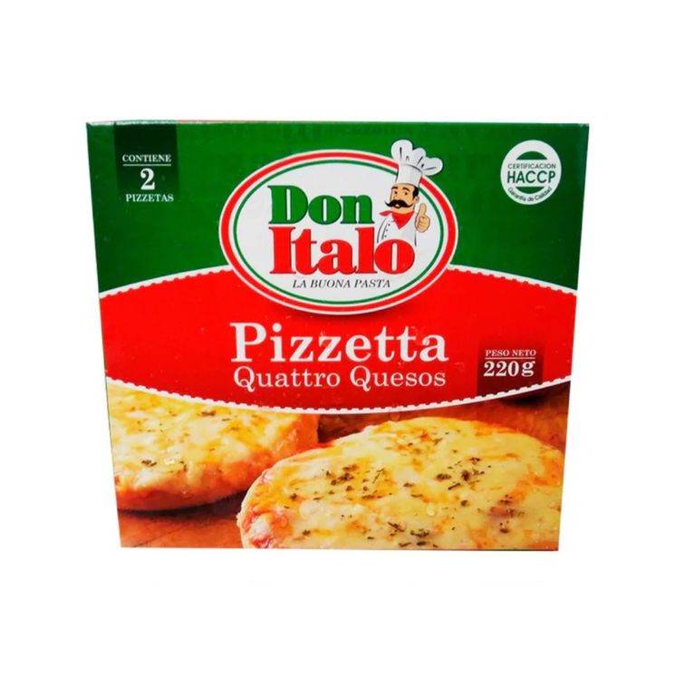 Pizza Cuatro Quesos Don Italo Caja 2 Und