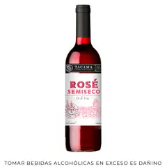 TACAMA - Vino Rosé Semi Seco Botella 750 mL