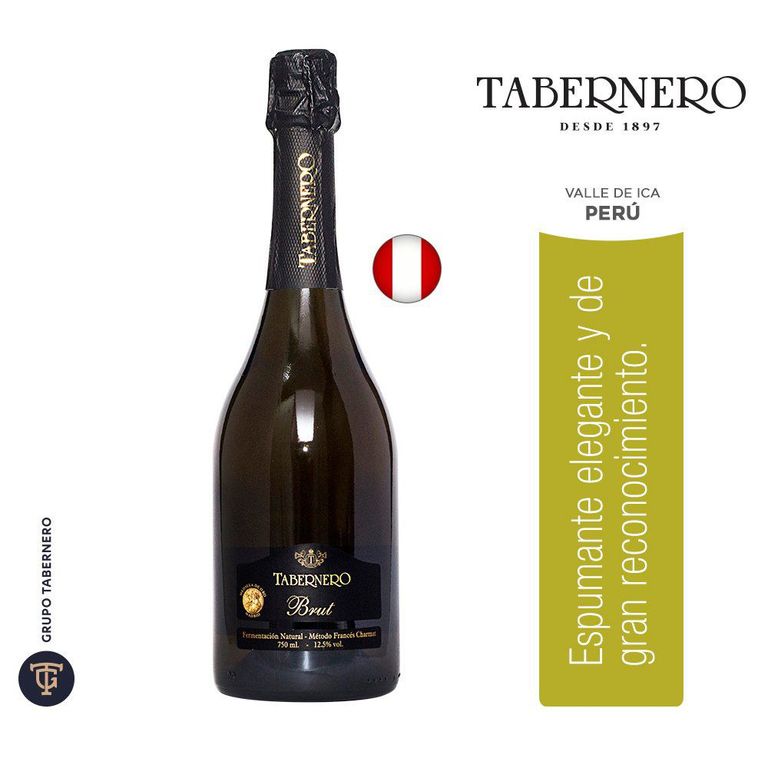 Espumante Tabernero Brut Botella 750 mL