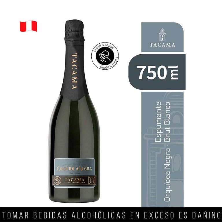 Espumante Tacama Brut Blanco Botella 750 mL