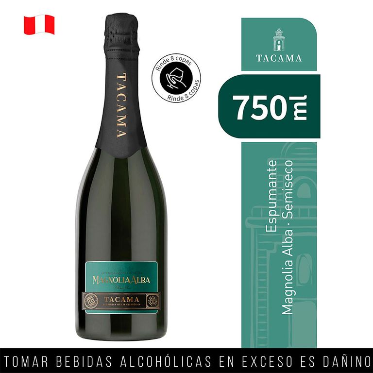 Espumante Tacama Semi Seco Botella 750 mL