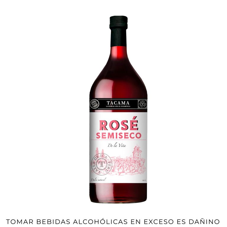 Vino Tacama Rosé Semi Seco Botella 2 L