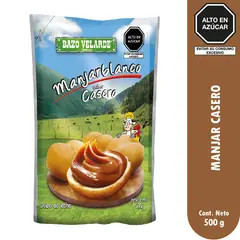 BAZO VELARDE - Manjar Blanco Casero Bazo Velarde Bolsa 500 g