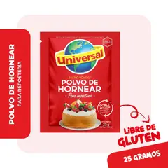 UNIVERSAL - Polvo de Hornear 25 g