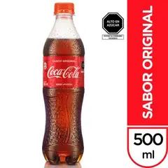 COCA COLA - Gaseosa 500 mL