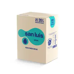 SAN LUIS - Agua San Luis Sin Gas Caja 20 L