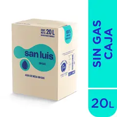 SAN LUIS - Agua Mineral sin gas 20 L