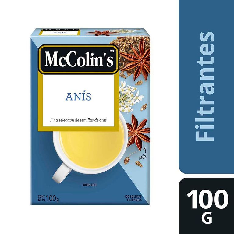Anís Mc Colins Caja 100 Sobres
