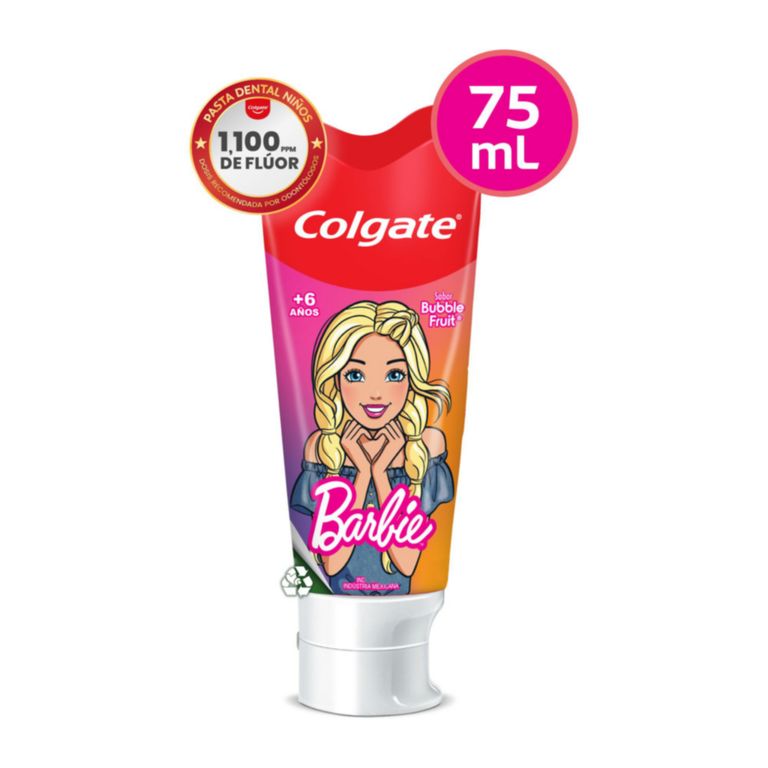 Crema Dental Colgate Smiles Barbie Envase 75 mL