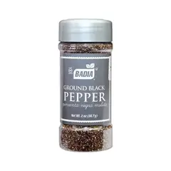 BADIA - Pimienta Negra Molida Frasco 56. 7 g
