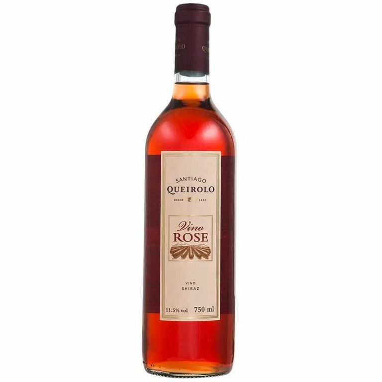Vino Rosé Semiseco Santiago Queirolo Botella 750 mL