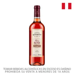 SANTIAGO QUEIROLO - Vino Rosé Semiseco Santiago Queirolo Botella 750 mL