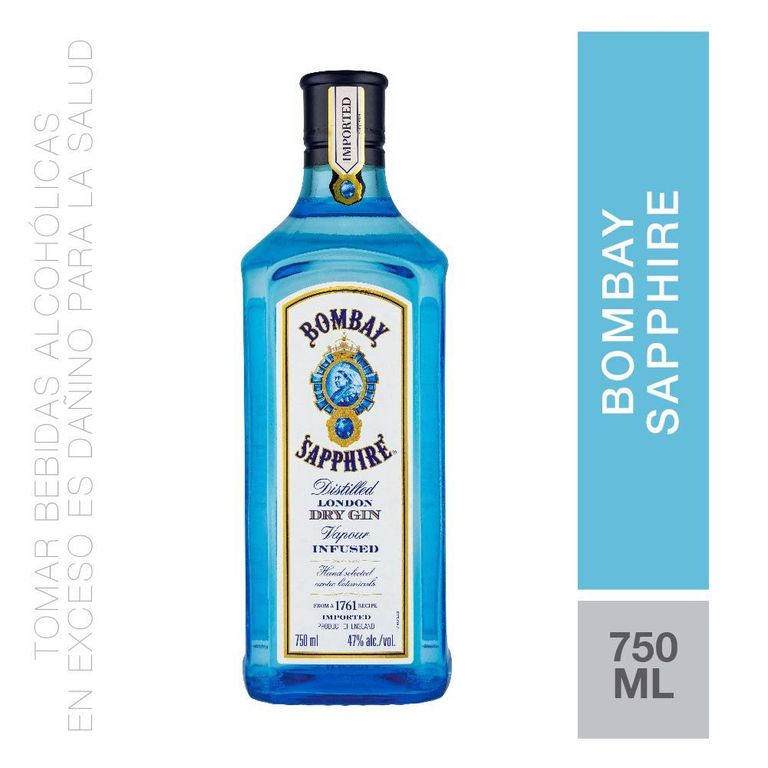 Gin Bombay Sapphire Botella 750 mL