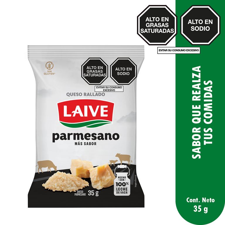 Queso Parmesano Rallado Laive Bolsa 35 g