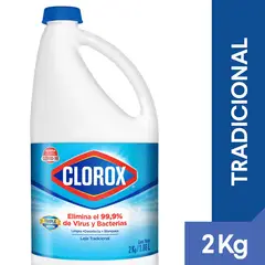 CLOROX - Lejía Tradicional Botella 2 Kg