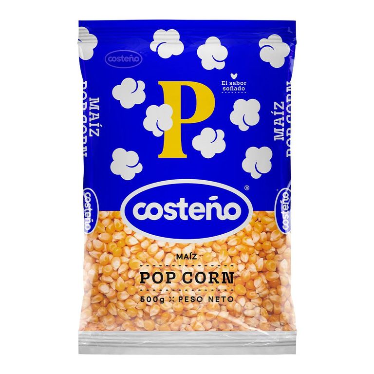 Maíz Pop Corn Menestra Costeño Bolsa 500 g