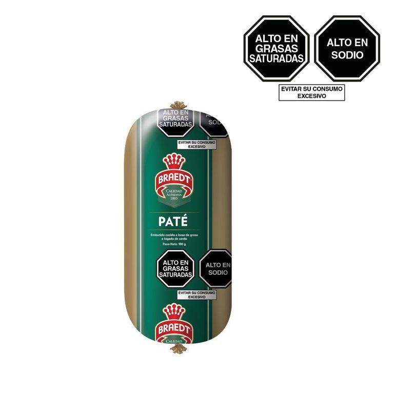 Paté de Cerdo Braedt Empaque 100 g