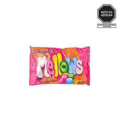 Marshmallow Ambrosoli Mellows Surtido Empaque 230 g