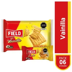 FIELD - Galleta de Vainilla Pack 6 Unidades