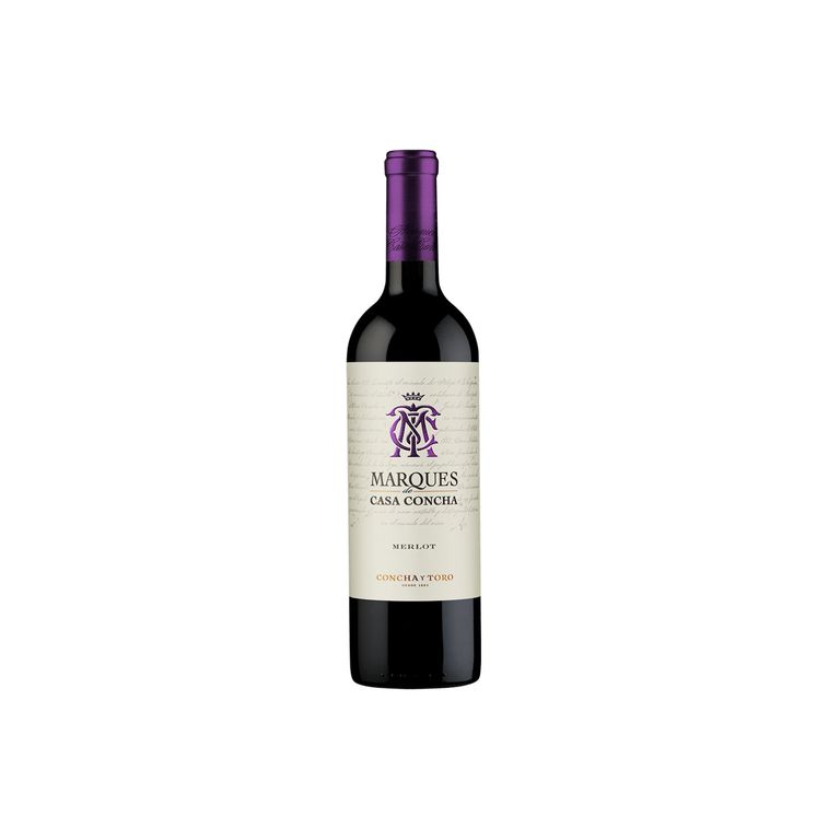 Vino Merlot Marques de Casa Concha Botella 750 mL