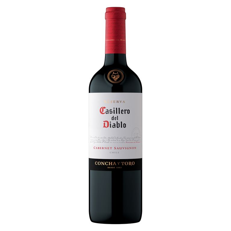 Vino Tinto Casillero del Diablo Cabernet Botella 750 mL