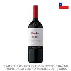 CASILLERO DEL DIABLO - Vino Tinto Casillero del Diablo Cabernet Botella 750 mL