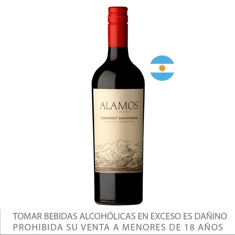 Vino Caber Sauvignon Álamos 13.5° Botella 750 mL