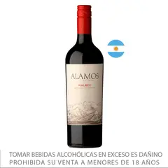 ALAMOS - Vino Malbec 13.5° 750 mL