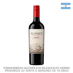 ALAMOS - Vino Malbec Alamos 13.5° Botella 750 mL