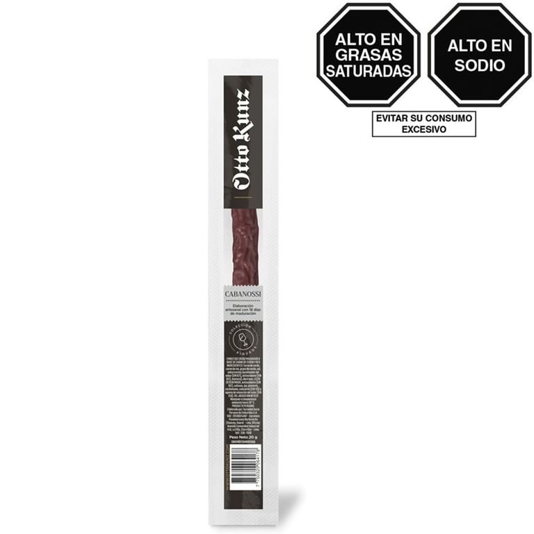 Cabanossi Otto Kunz Empaque 20 g
