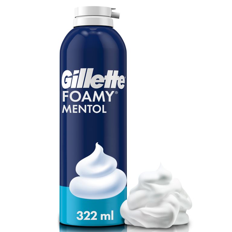 Crema de Afeitar Gillette Foamy Aloe Envase 322 mL