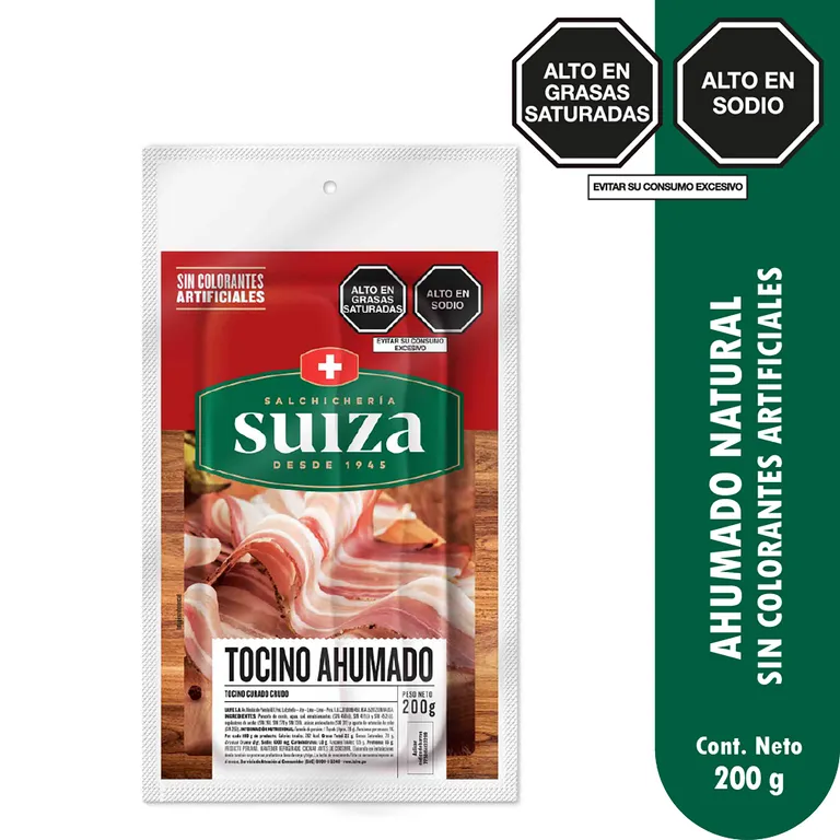 Tocino Ahumado Suiza Empaque 200 g