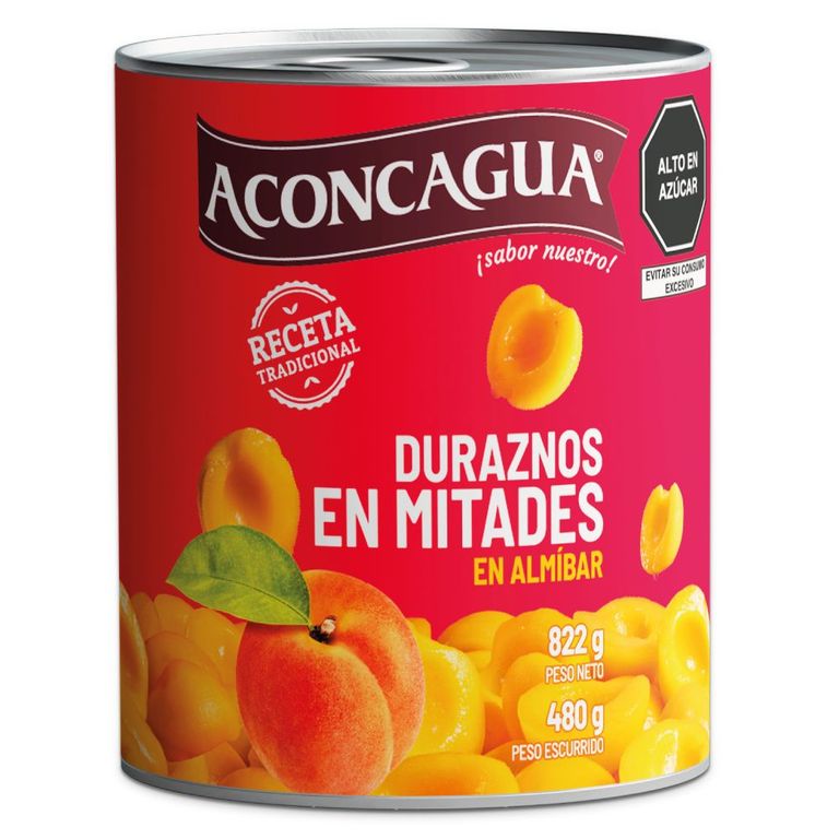 Duraznos en Almíbar Aconcagua 822 g