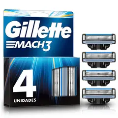 GILLETTE - Cartuchos Gillette Mach3 Caja 4 Und