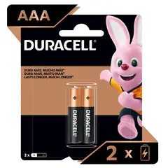 DURACELL - Pilas Alcalinas Aaa X2Un