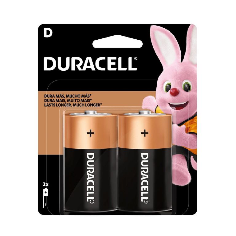 Duracell Pilas Alcalinas D X 2 Un