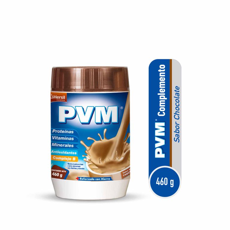 Suplemento Alimenticio Chocolate Late PVM Envase 460 g