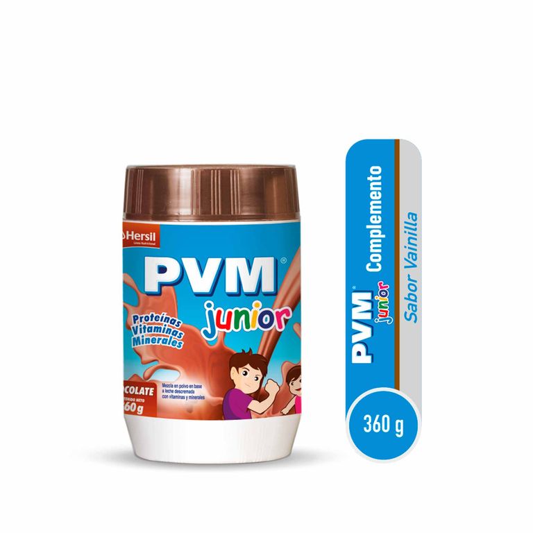 Complemento Alimenticio PVM Junior Chocolate Envase 360 g