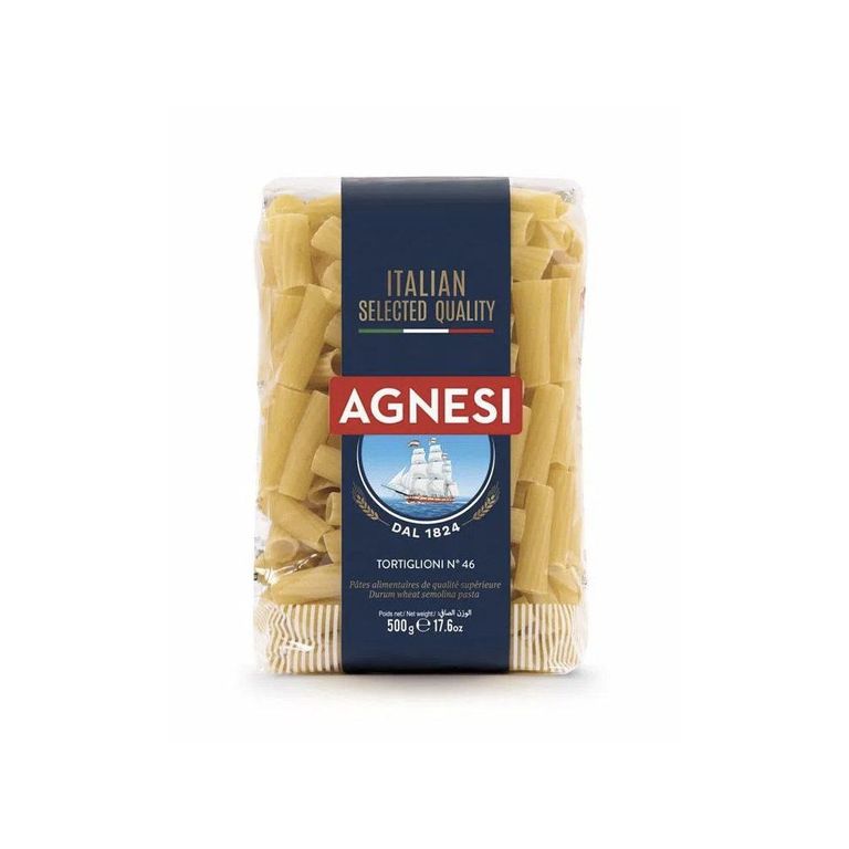 Fideo Tortiglioni N°46 Agnesi Bolsa 500 g