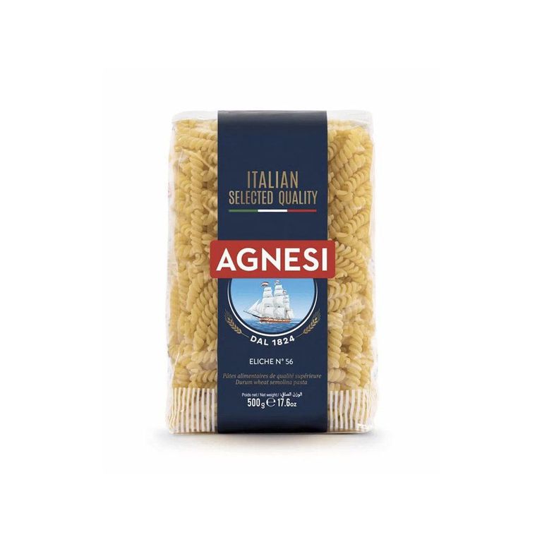 Fideo Eliche N°56 Agnesi Bolsa 500 g