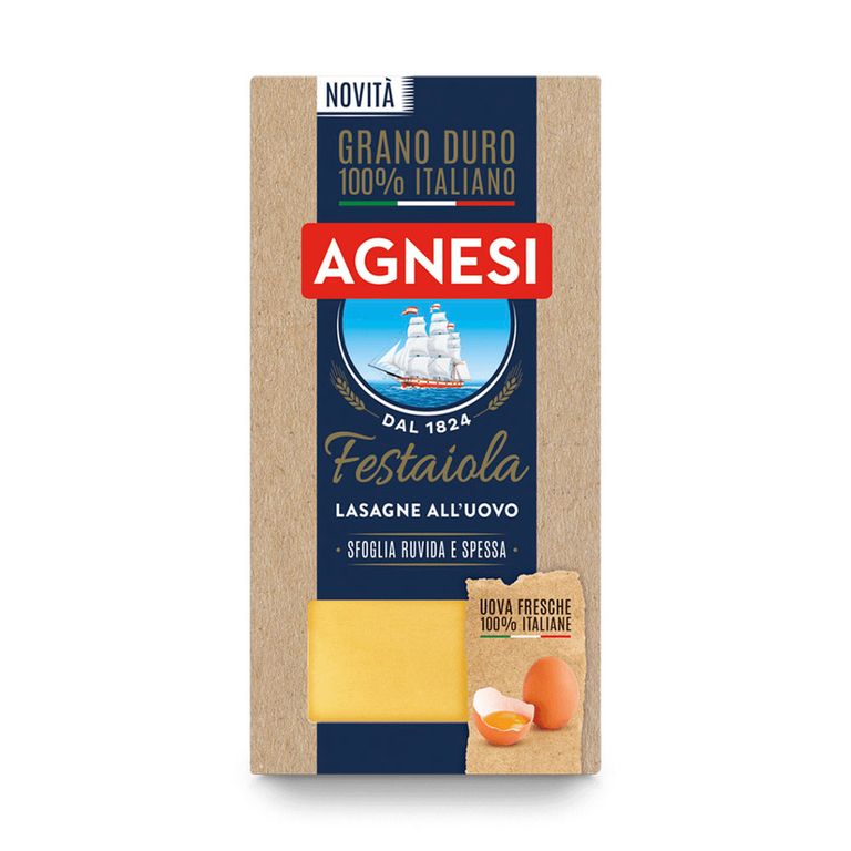 Lasagne Gialle Agnesi Caja 500 g