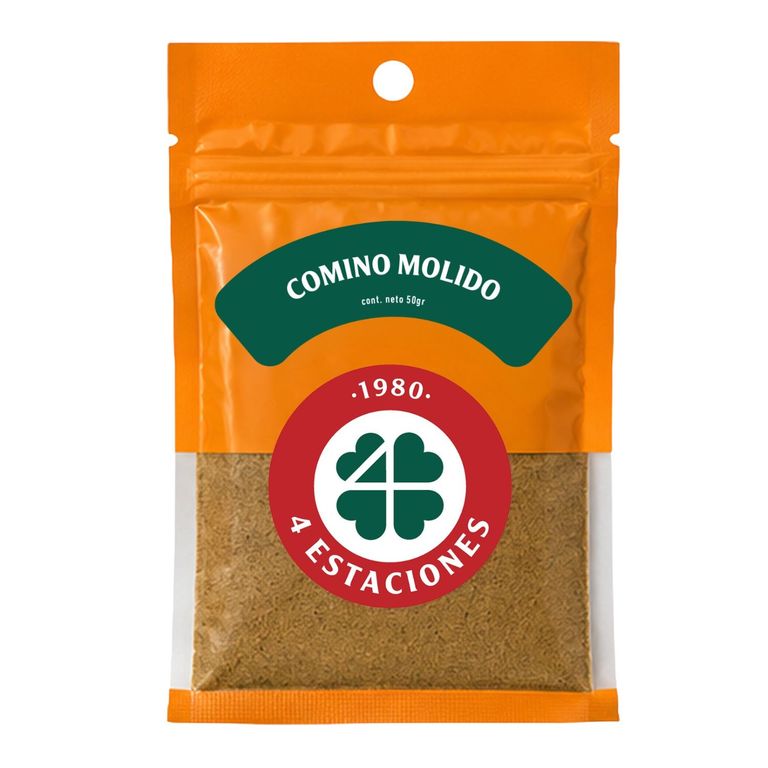 Comino Molido 4 Estaciones Bolsa Ziplock 50 g