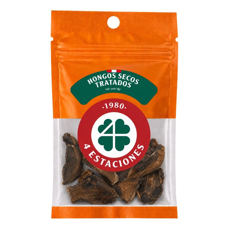 Hongo Seco Tratado 4 Estaciones Bolsa Ziplock 10 g