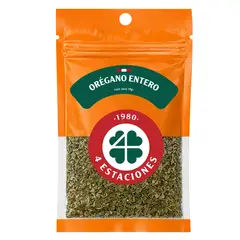 CUATRO ESTACIONES - Orégano Entero Cuatro Estaciones Bolsa 10 g