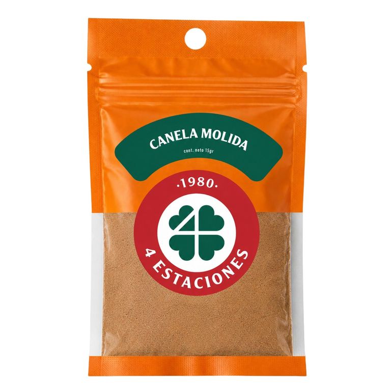 Canela Molida 4 Estaciones Bolsa Ziplock 15 g